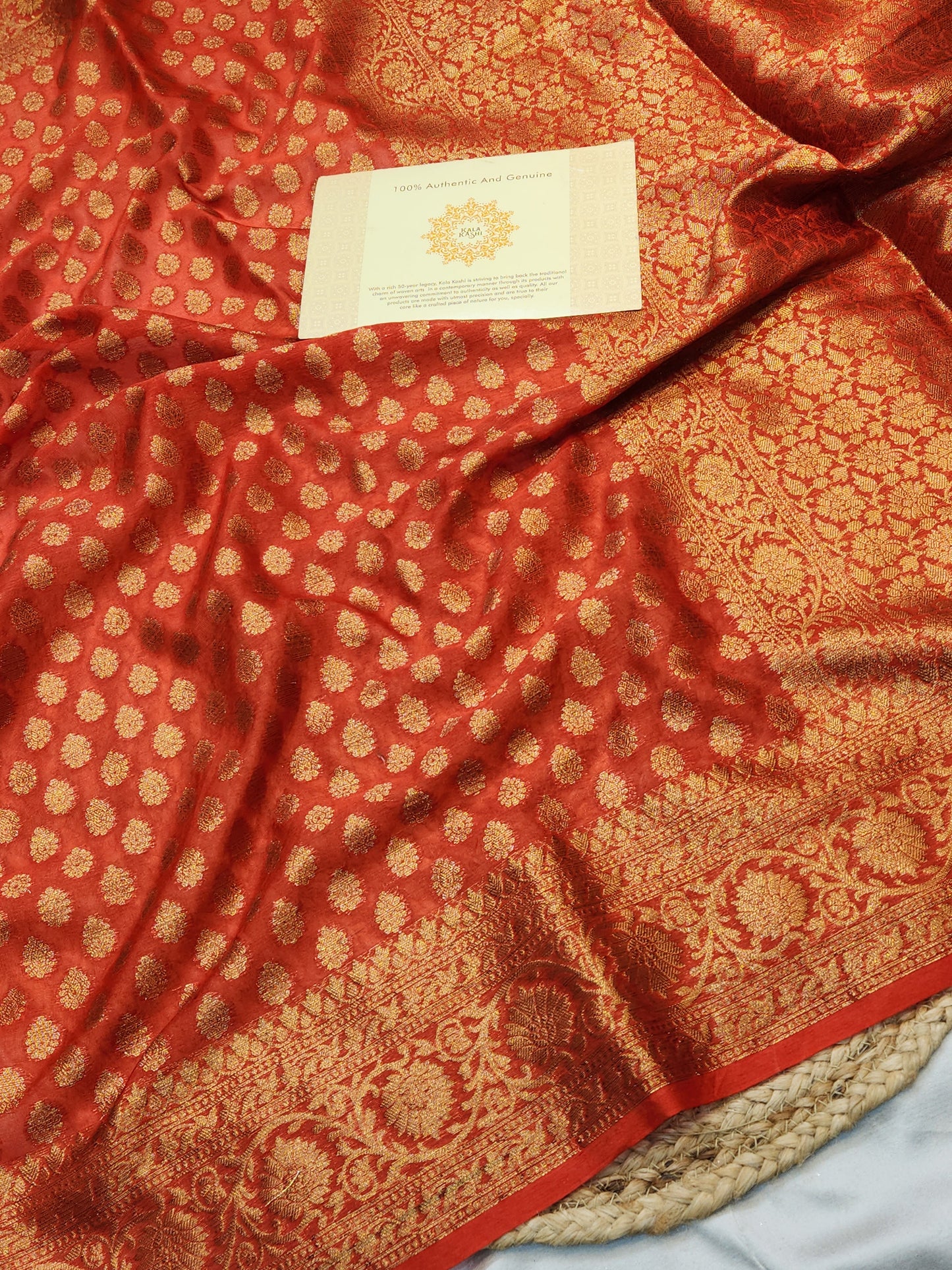 Khaddi Booti Georgette Silk Saree