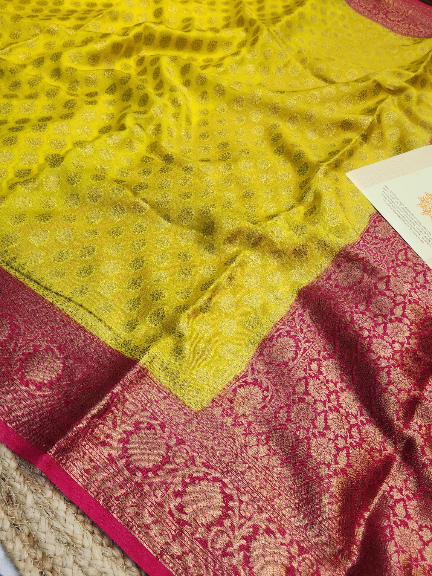 Khaddi Booti Georgette Silk Saree