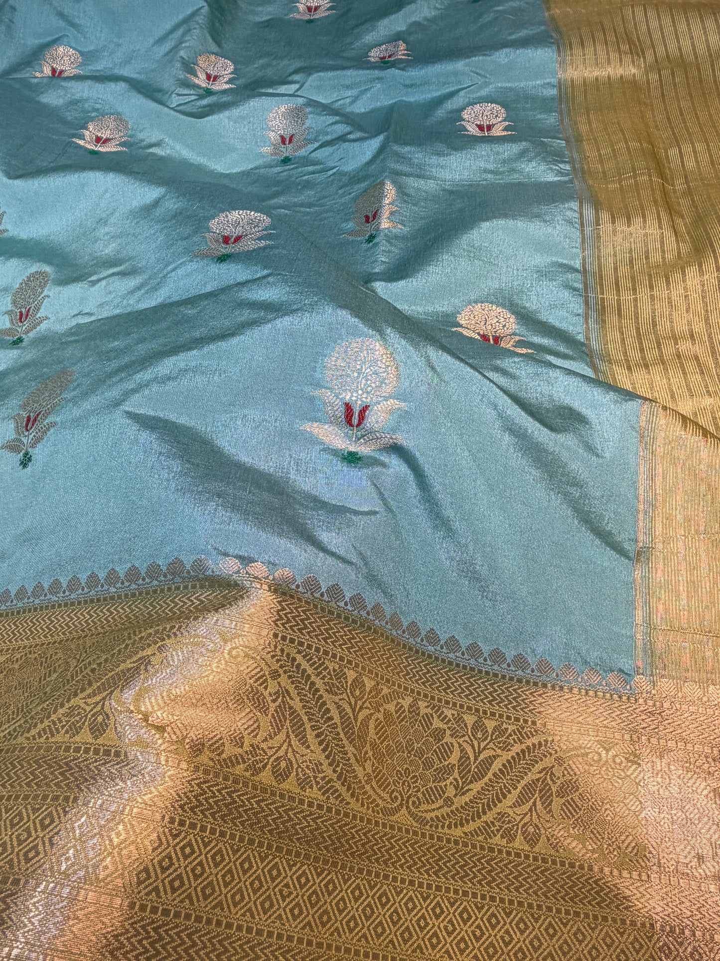 Raw Mango Silk Saree