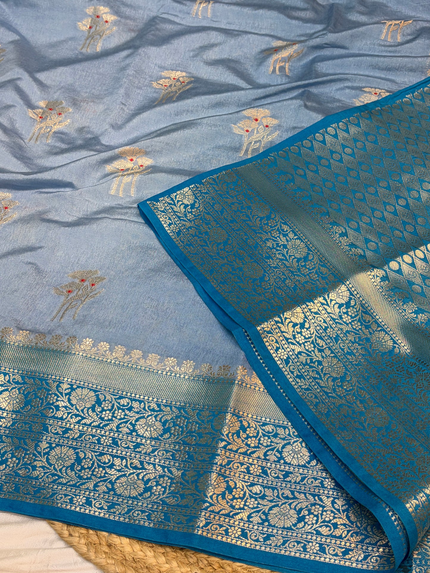 Raw Mango Silk Saree