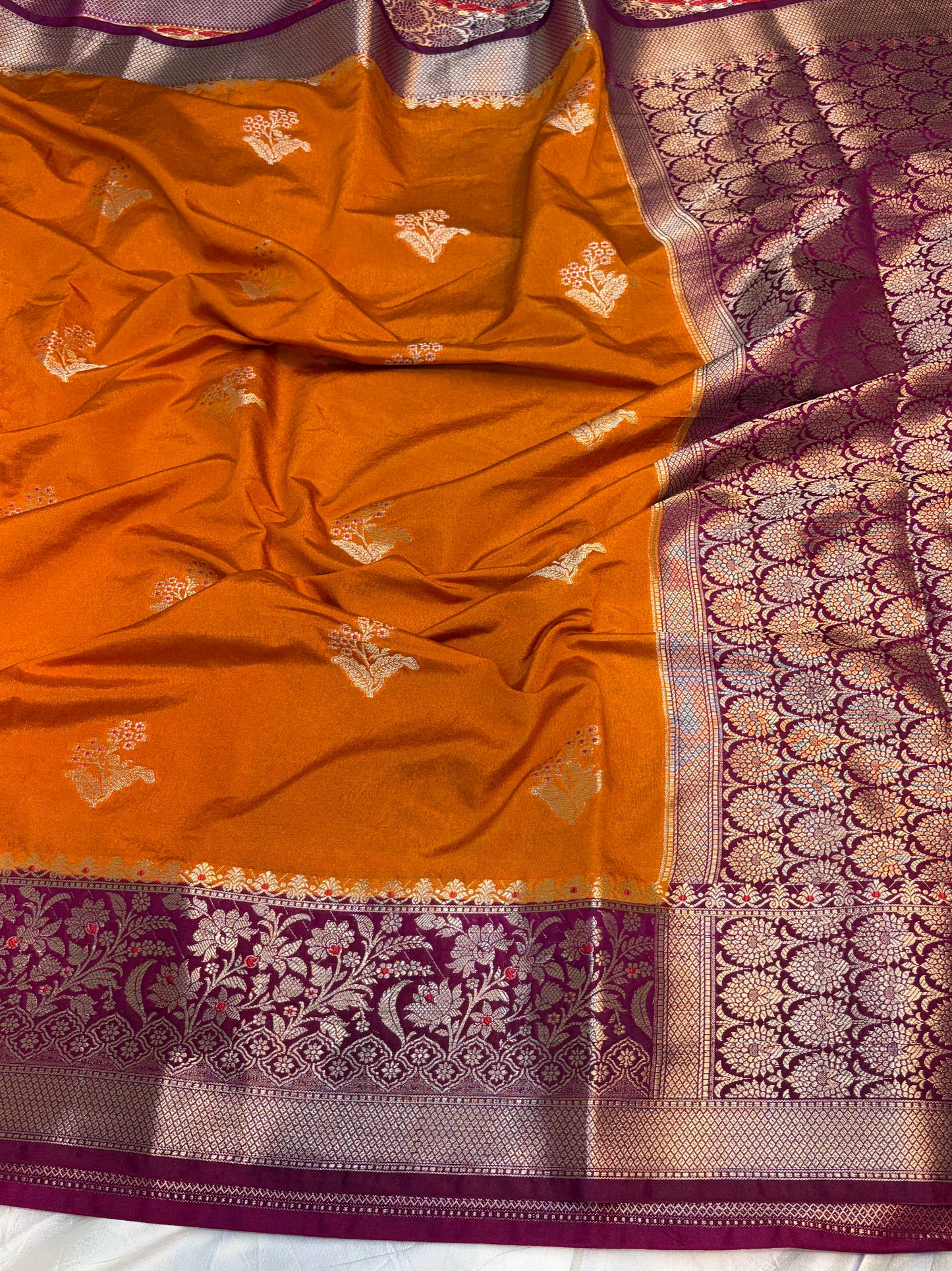 Raw Mango Silk Saree