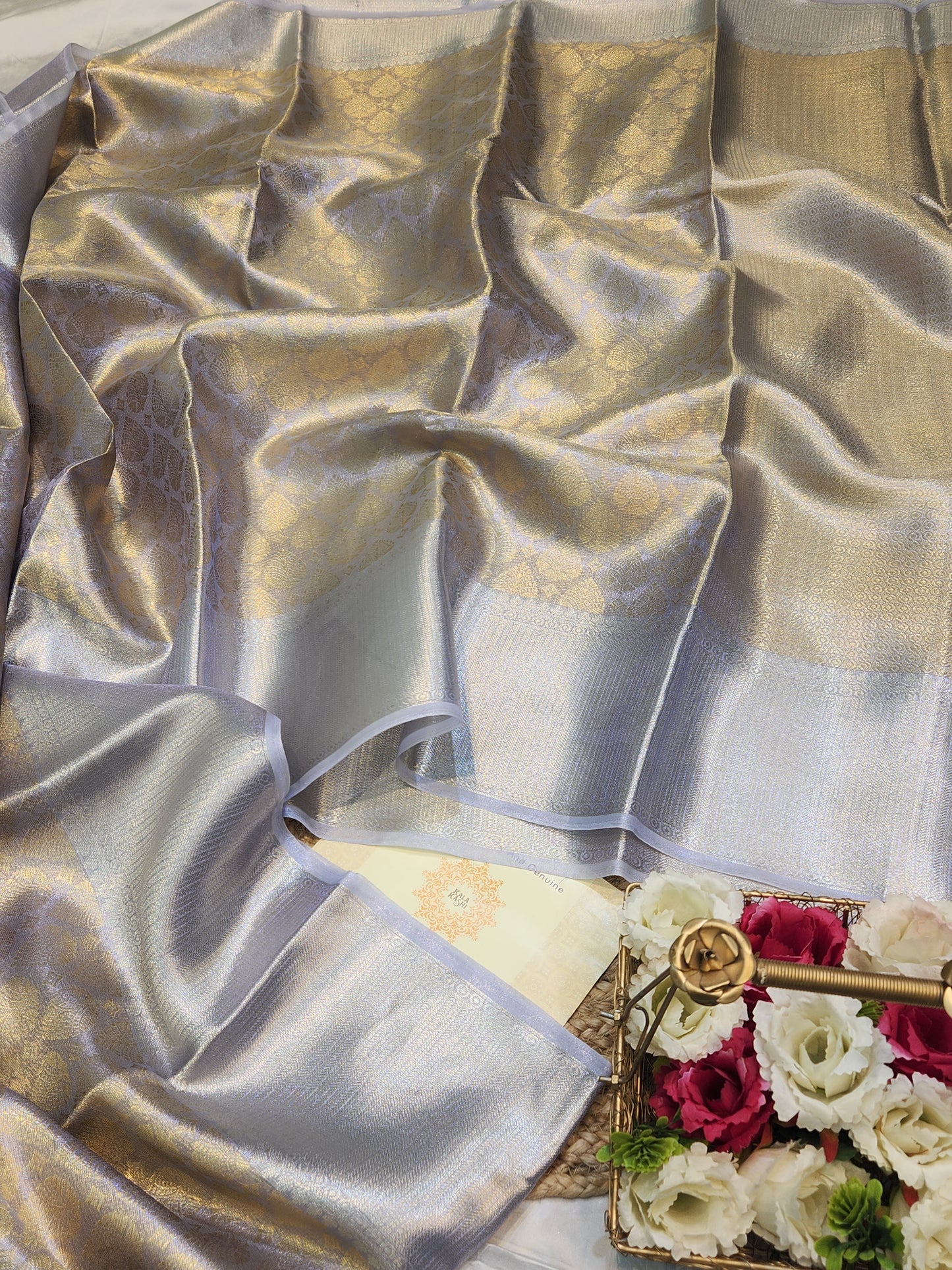 TISSUE SILK BROCADE SAREE