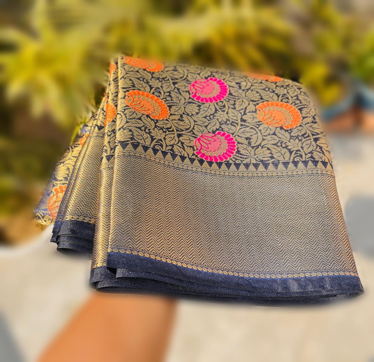 LIMITED EDITION NITA AMBANI MAM INSPIRED MEENAKARI SILK SAREE