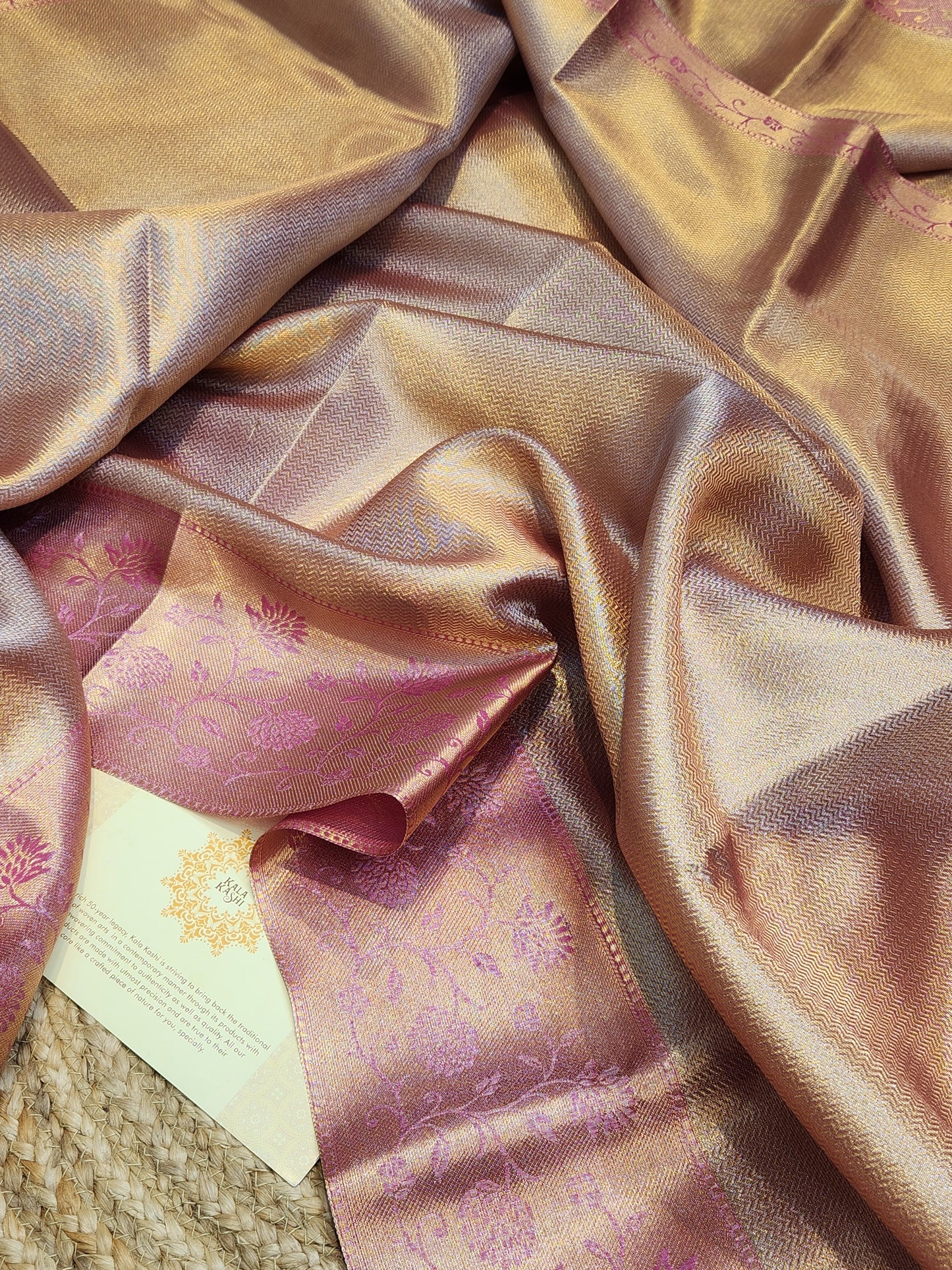 TISSUE SILK KANJIVARAM BROCADE SAREE