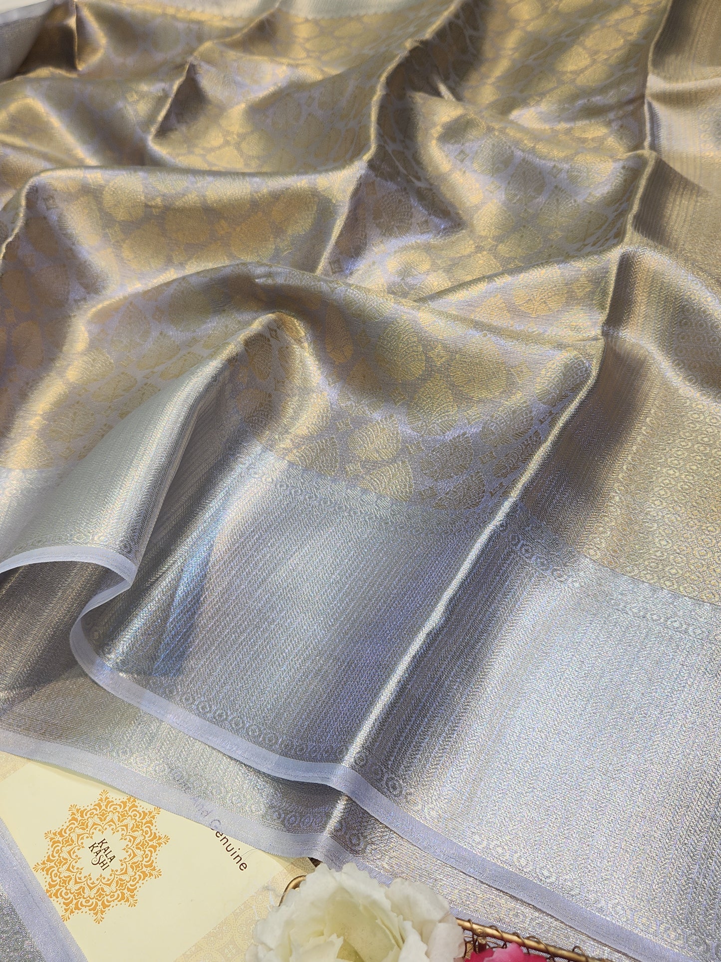TISSUE SILK BROCADE SAREE