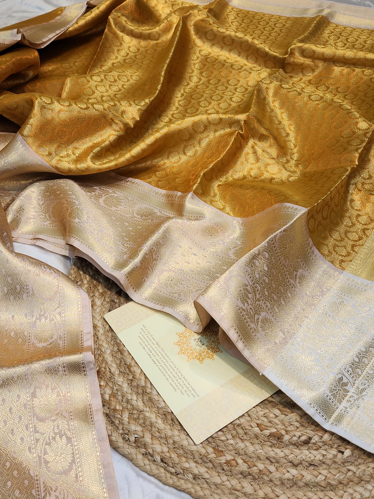 TISSUE SILK BROCADE SAREE