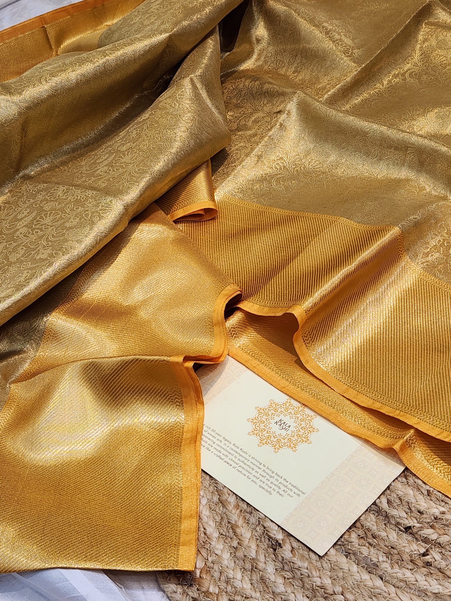 TISSUE BANARASI SILK ZARI WEAVING SAREE