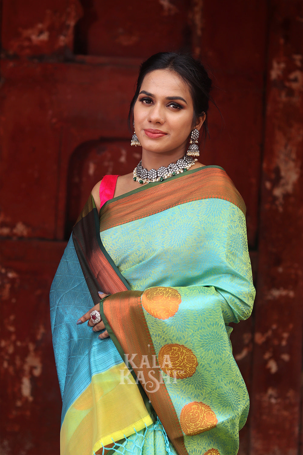 Pale Green Hand Woven Zari Tanchuyi Saree