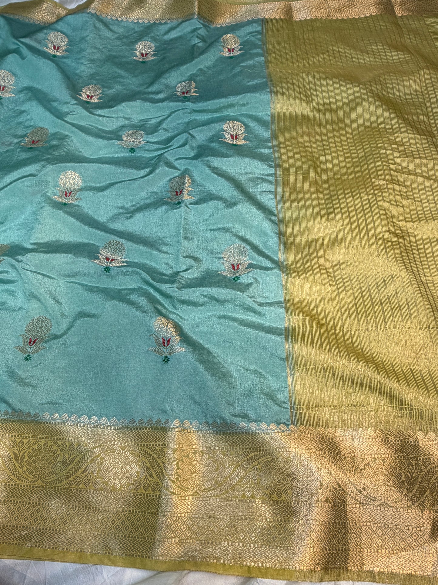 Raw Mango Silk Saree