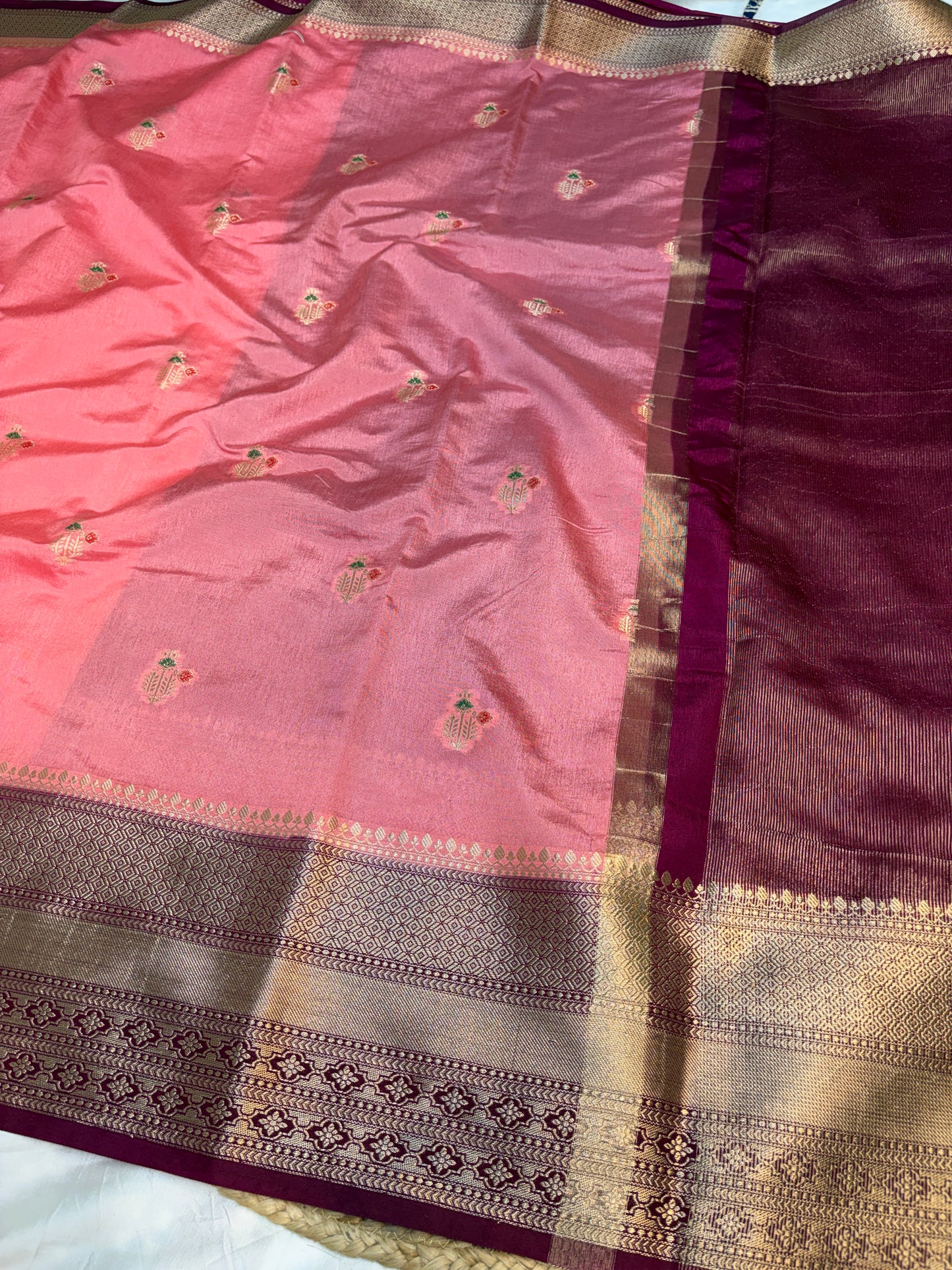 Raw Mango Silk Saree