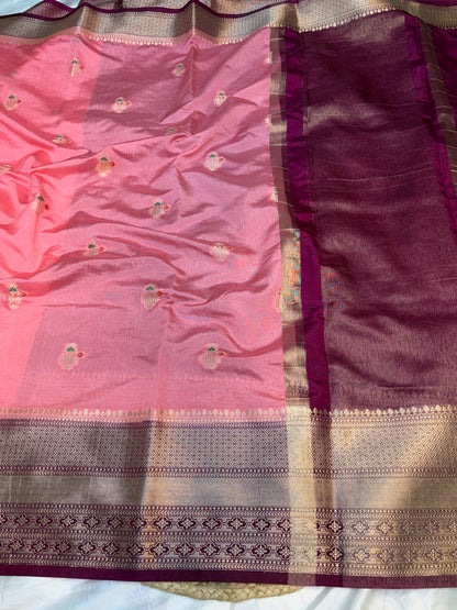 Raw Mango Silk Saree
