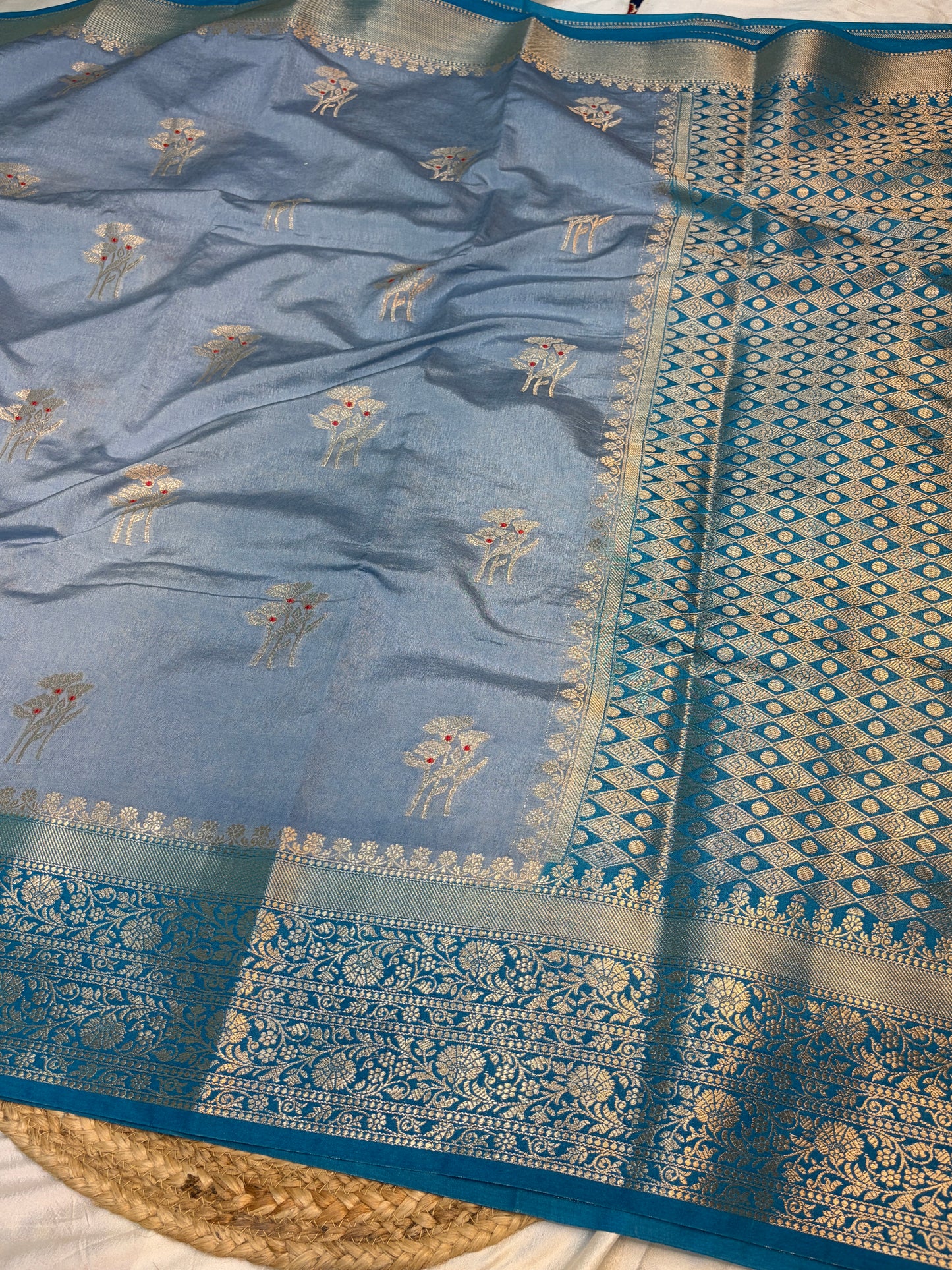 Raw Mango Silk Saree