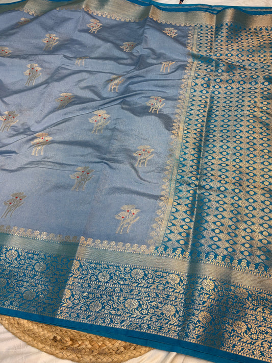 Raw Mango Silk Saree