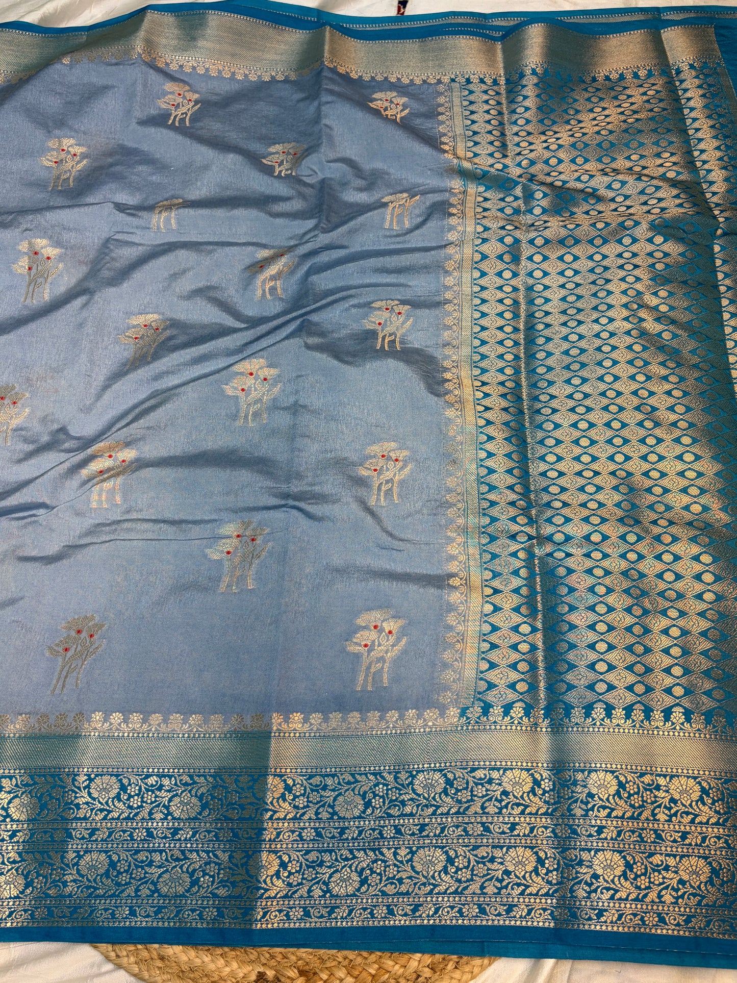 Raw Mango Silk Saree