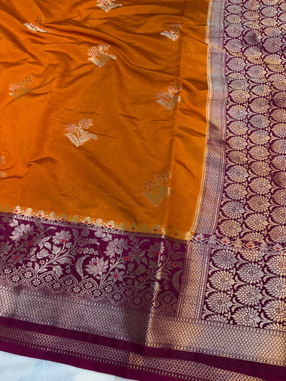 Raw Mango Silk Saree