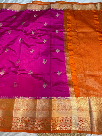Raw Mango Silk Saree