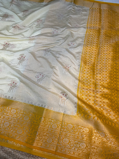 Raw Mango Silk Saree