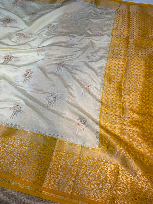 Raw Mango Silk Saree