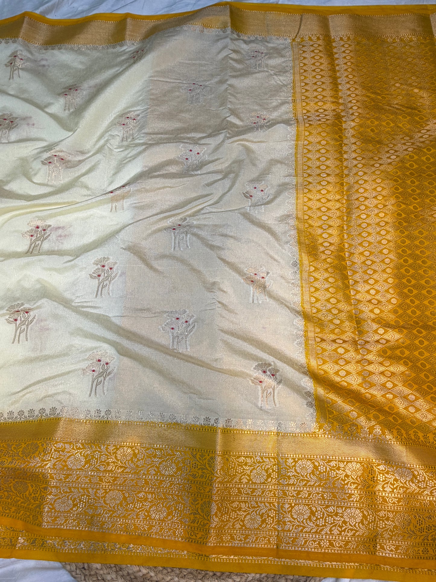 Raw Mango Silk Saree