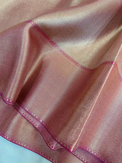 JYOTHIKA MAM INSPIRED PREMIUM KANJIVARAM TISSUE SILK SAREE