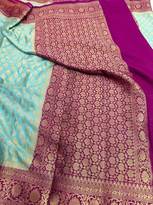Khaddi Booti Georgette Silk Saree