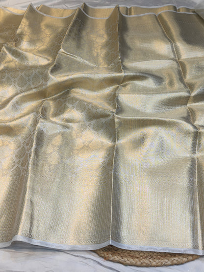 TISSUE SILK BROCADE SAREE