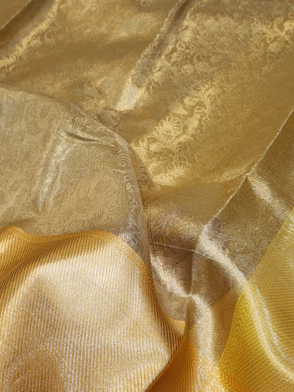 TISSUE BANARASI SILK ZARI WEAVING SAREE