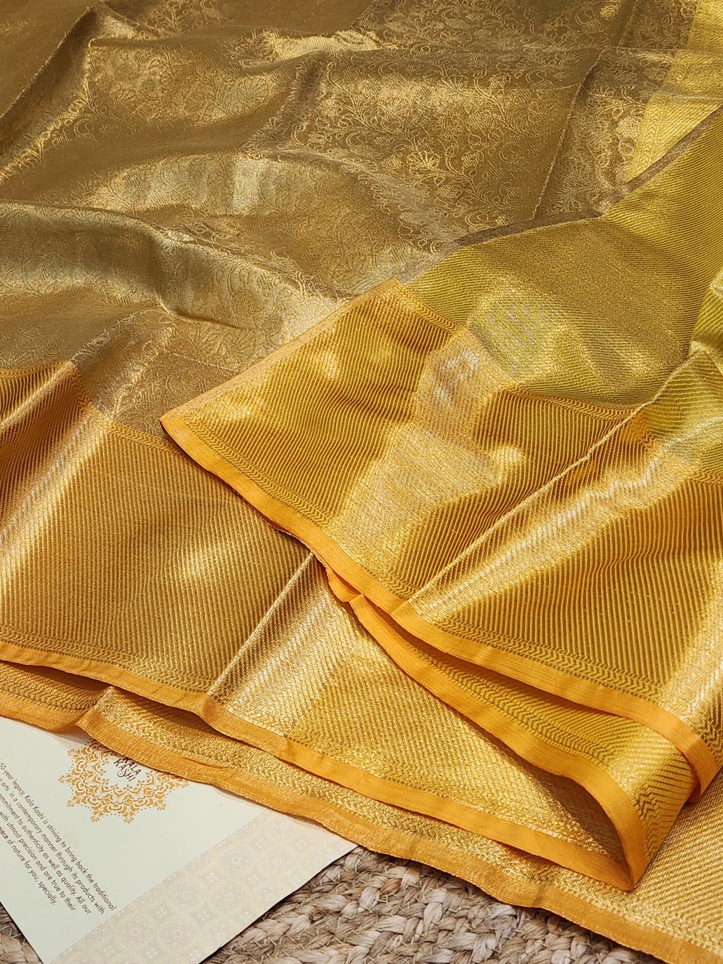 TISSUE BANARASI SILK ZARI WEAVING SAREE