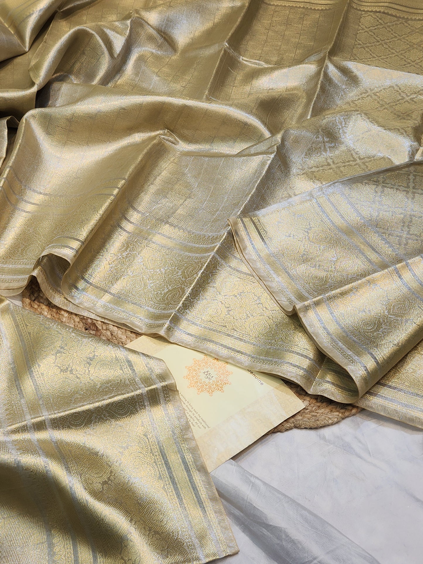 TISSUE SILK BROCADE SAREE