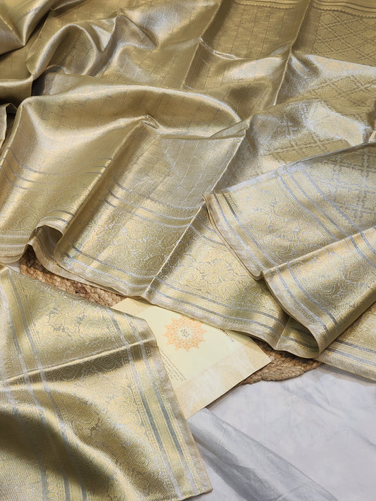 TISSUE SILK BROCADE SAREE