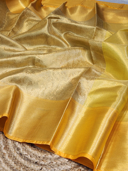 TISSUE BANARASI SILK ZARI WEAVING SAREE