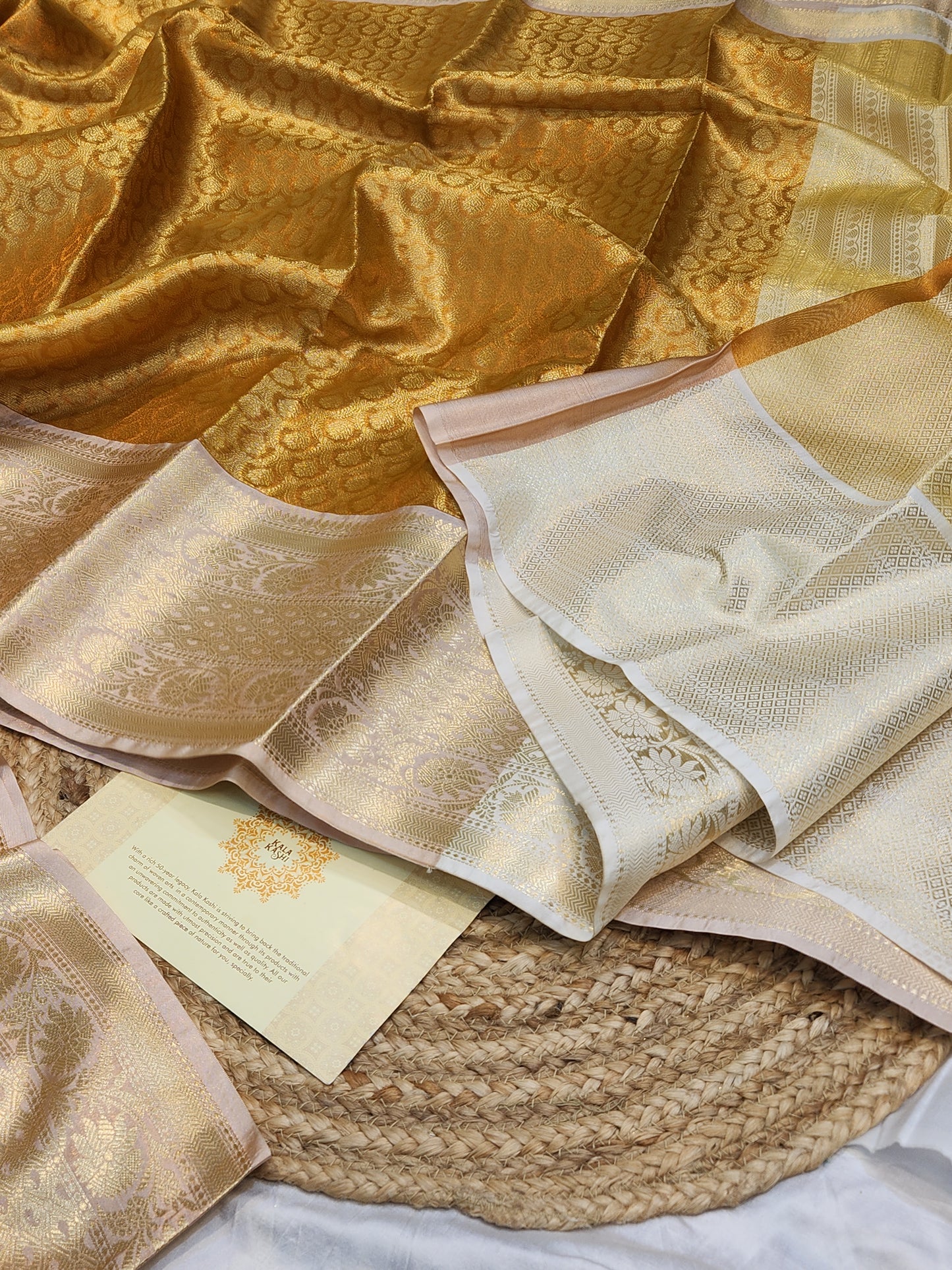 TISSUE SILK BROCADE SAREE
