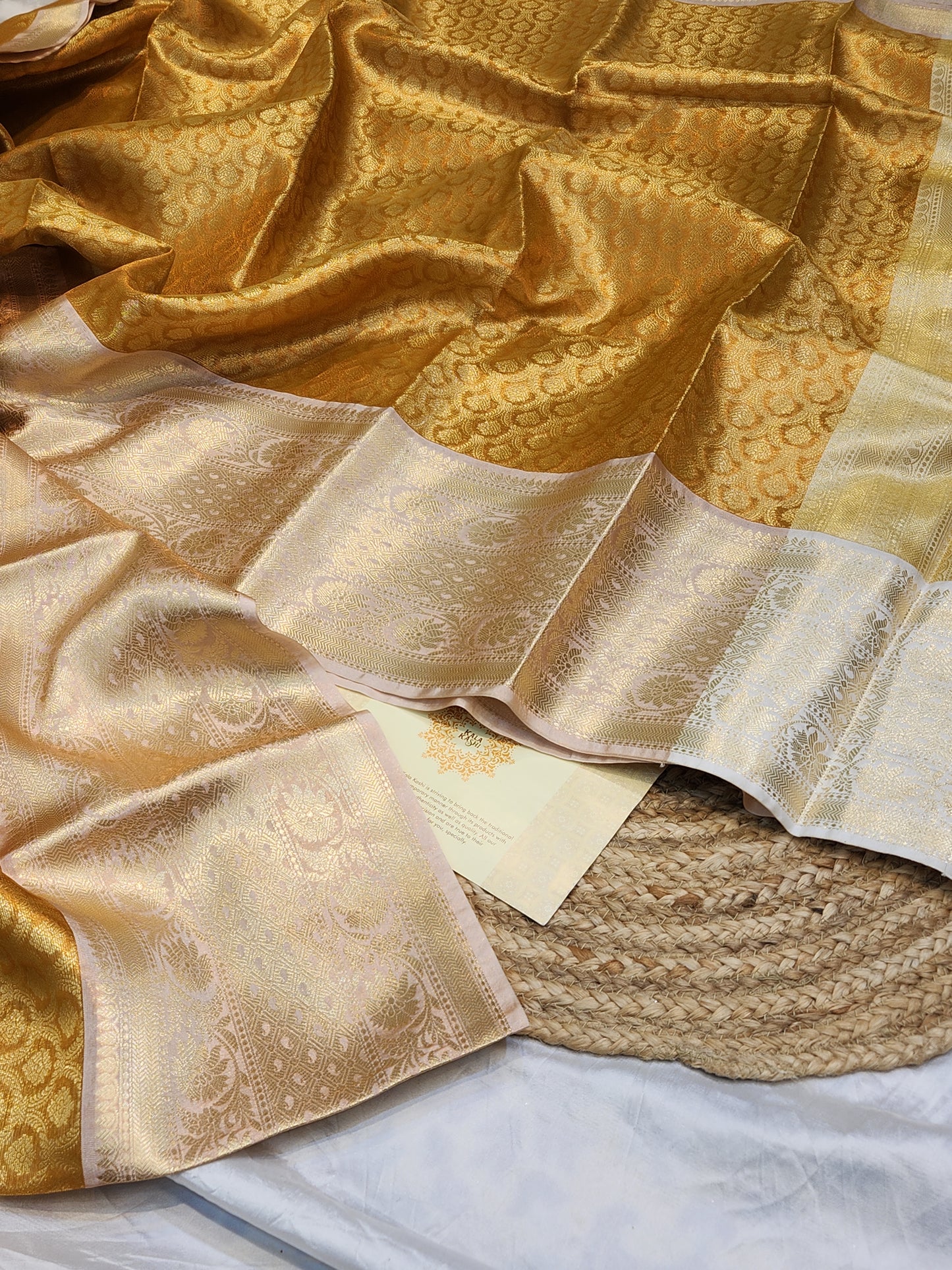 TISSUE SILK BROCADE SAREE