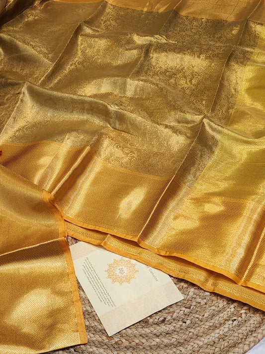 TISSUE BANARASI SILK ZARI WEAVING SAREE