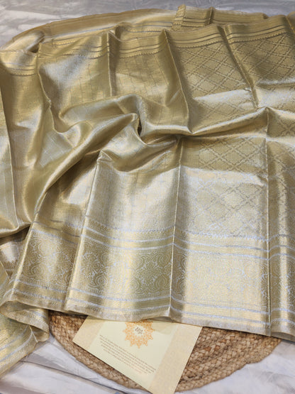 TISSUE SILK BROCADE SAREE