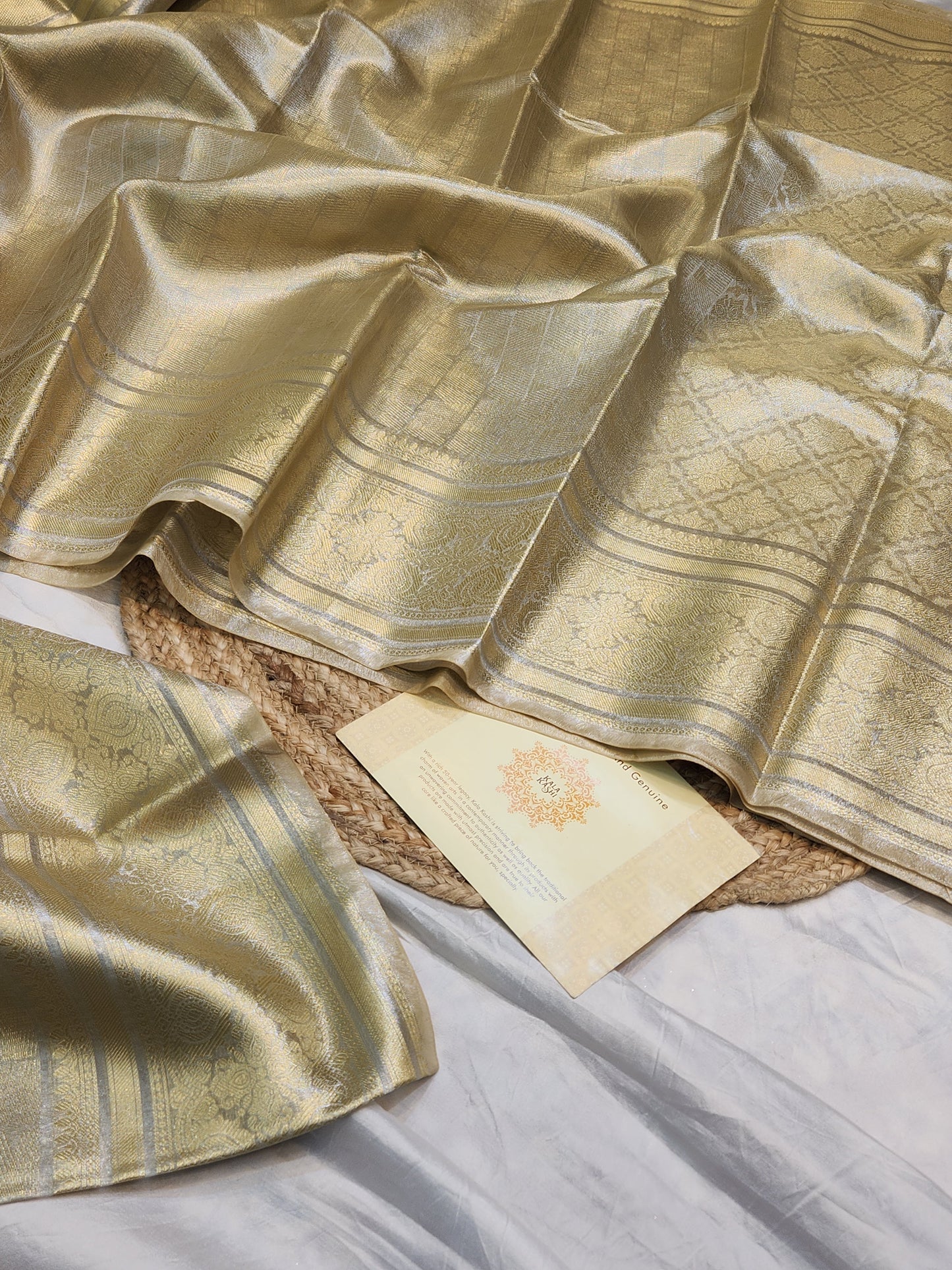 TISSUE SILK BROCADE SAREE