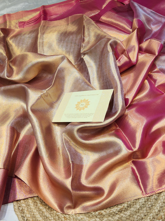 TISSUE SILK BROCADE SAREE