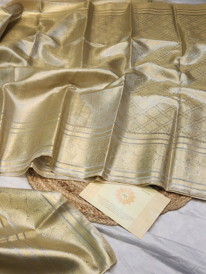 TISSUE SILK BROCADE SAREE